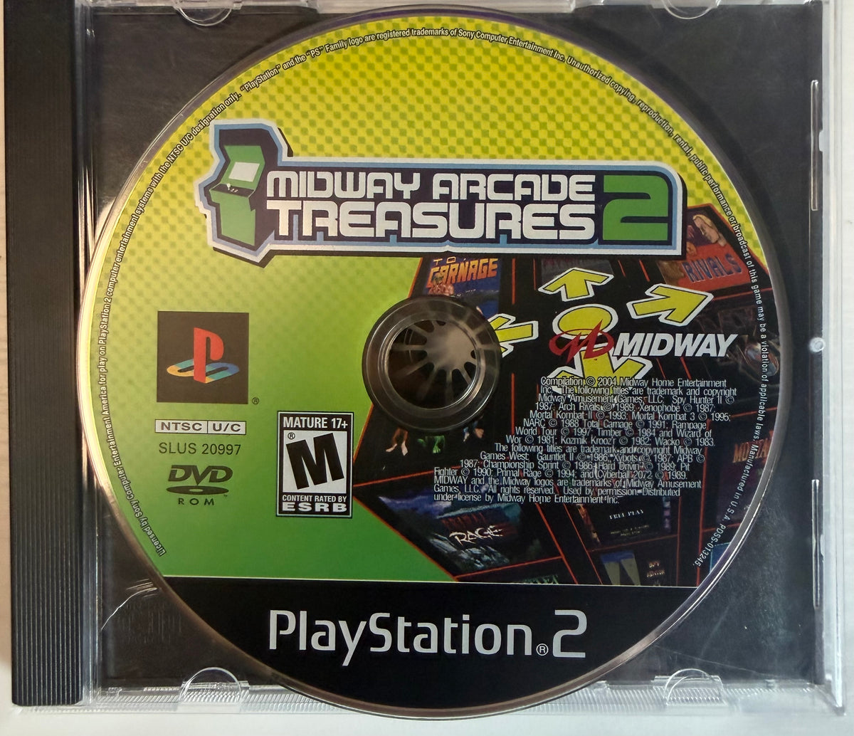 Midway Arcade Treasures 2 - PlayStation 2 (Loose)