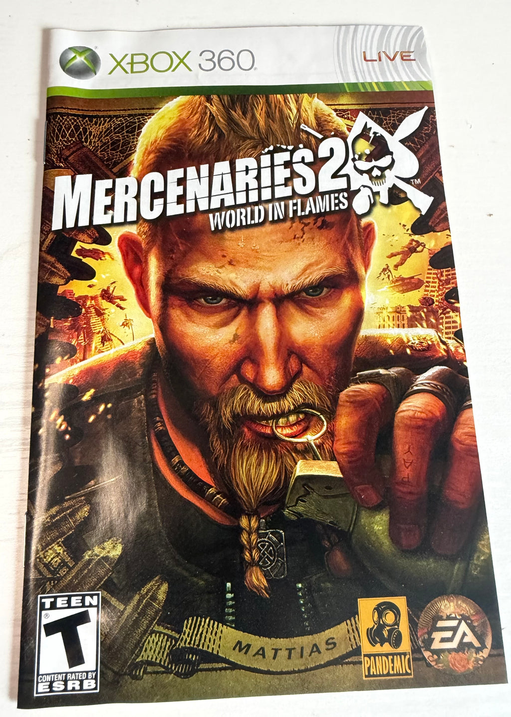Mercenaries 2: World in Flames - Xbox 360 (CIB)