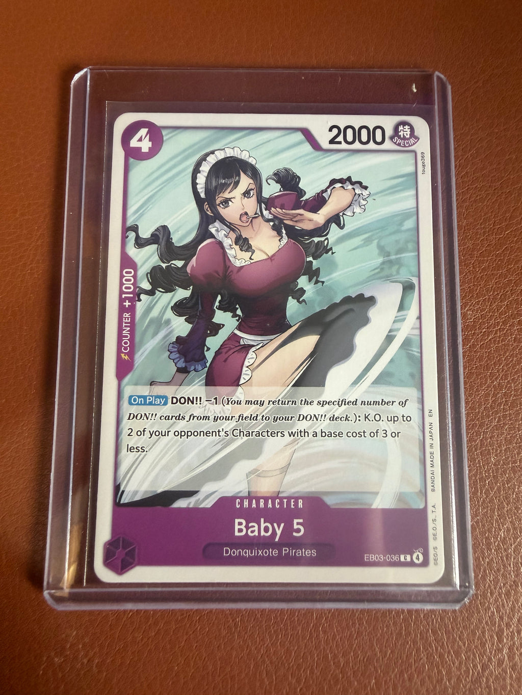 Baby 5 - EB03-036 Extra Booster Heroines Edition - Near Mint