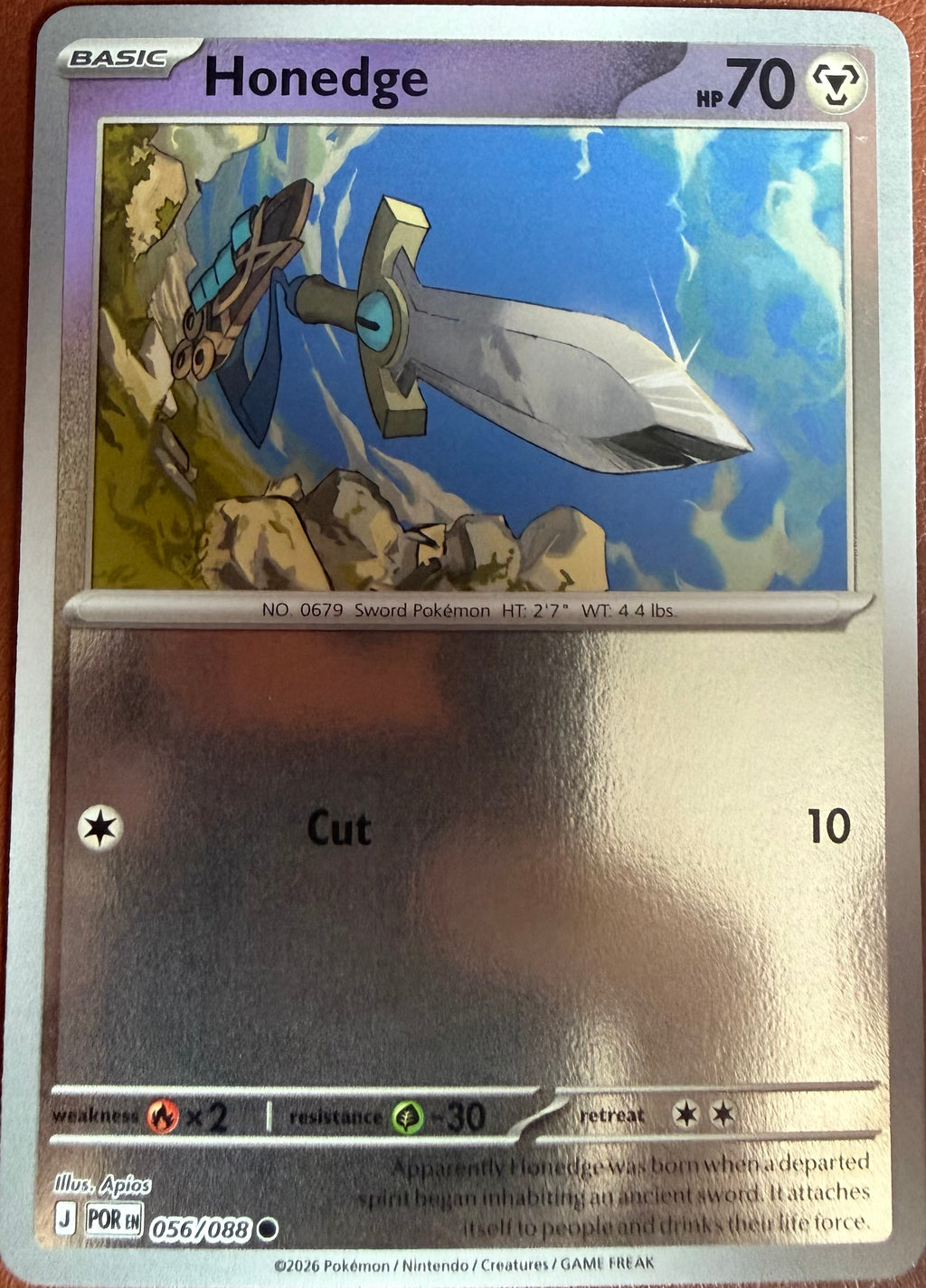 Honedge 056/088 Me03: Perfect Order - Near Mint